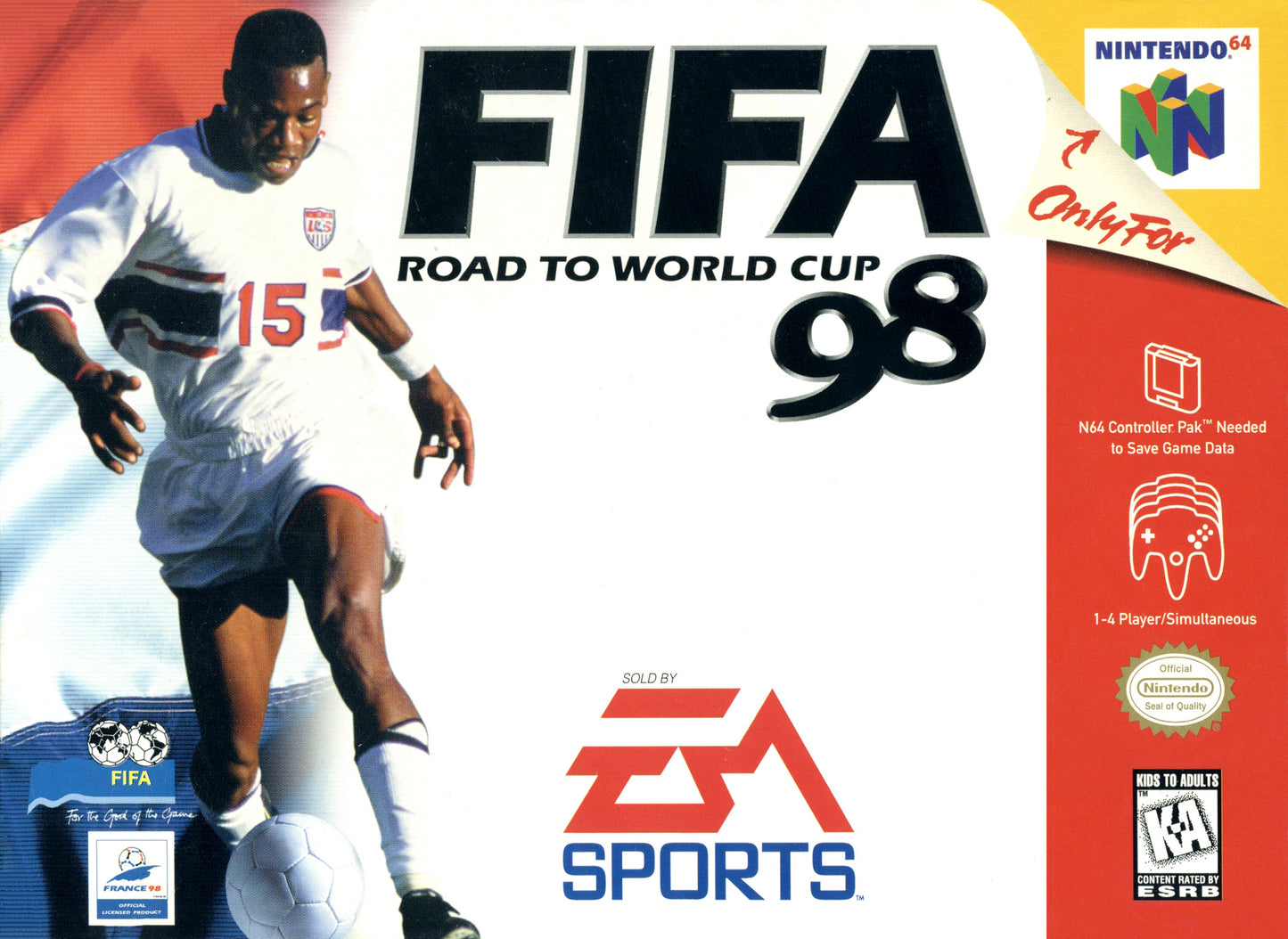 FIFA ROAD TO WORLD CUP 98 - N64