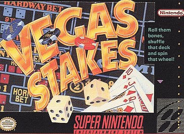 VEGAS STAKES - SNES (W/BOX & MANUAL)
