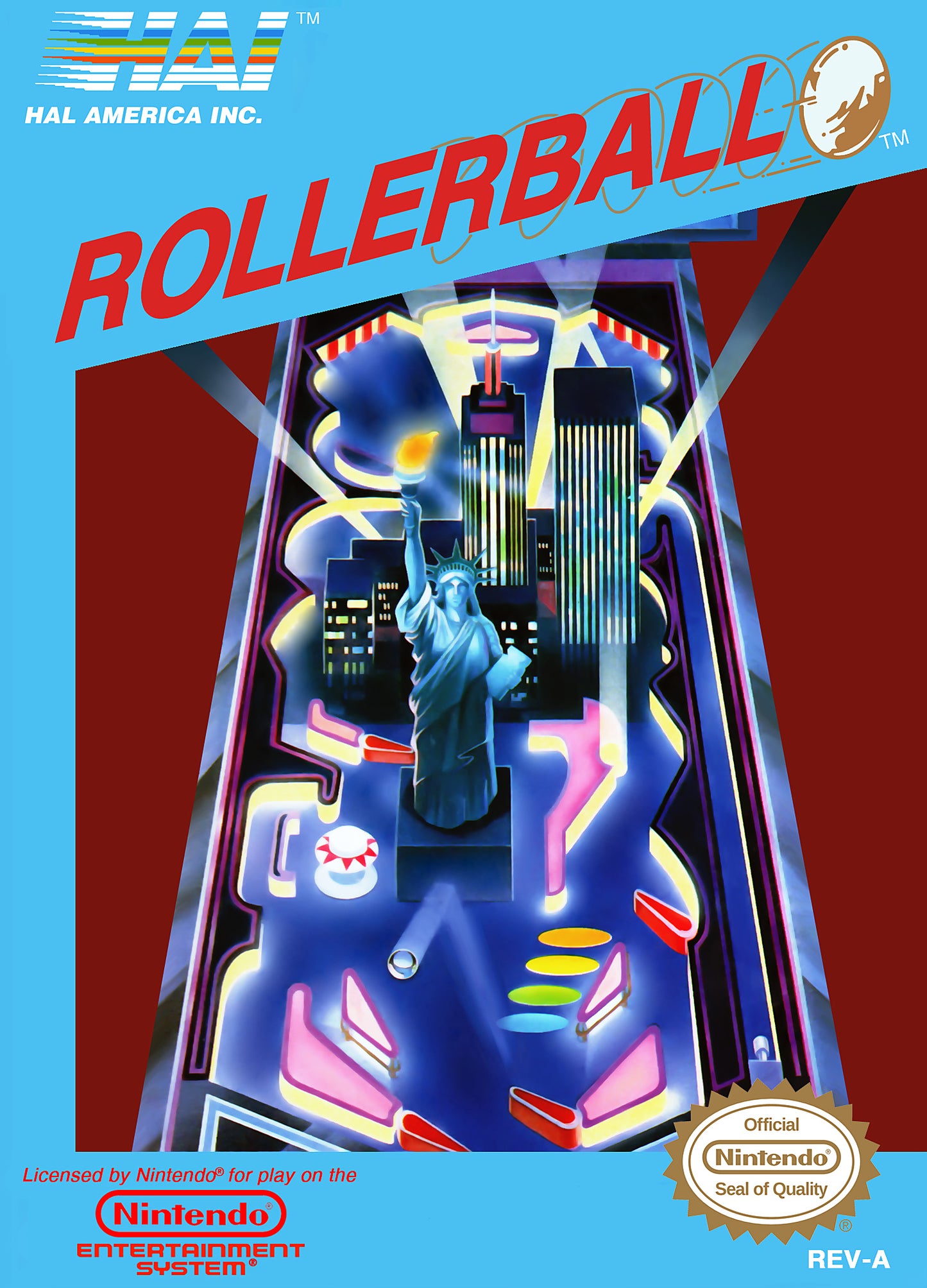 ROLLERBALL - NES (W/BOX)