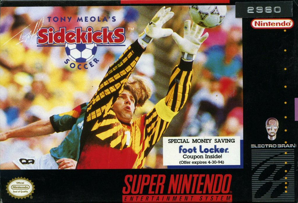 TONY MEOLA'S SIDEKICKS SOCCER - SNES (W/BOX)