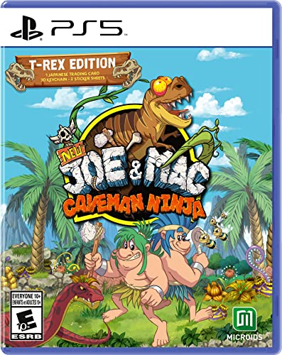 NEW JOE & MAC: CAVEMAN NINJA - PS5