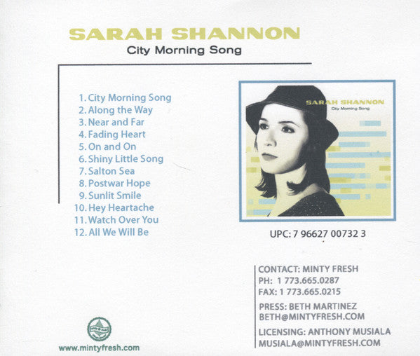 SHANNON, SARAH - CITY MORNING SONG