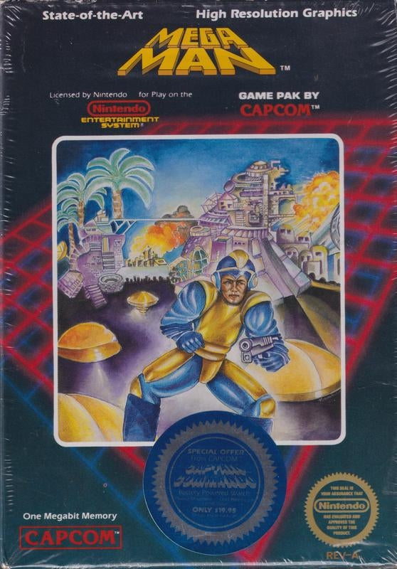 MEGA MAN - NES (W/BOX & MANUAL)