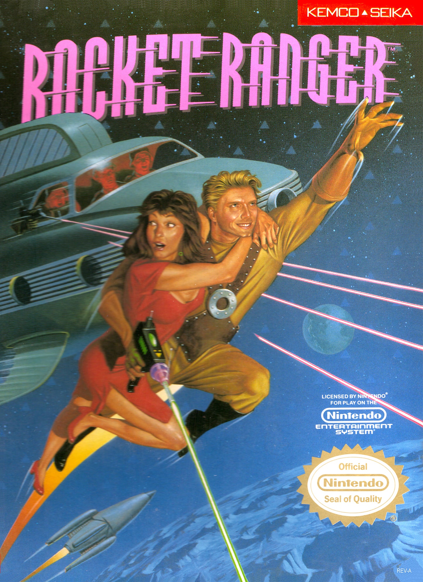 ROCKET RANGER - NES (W/BOX & MANUAL)