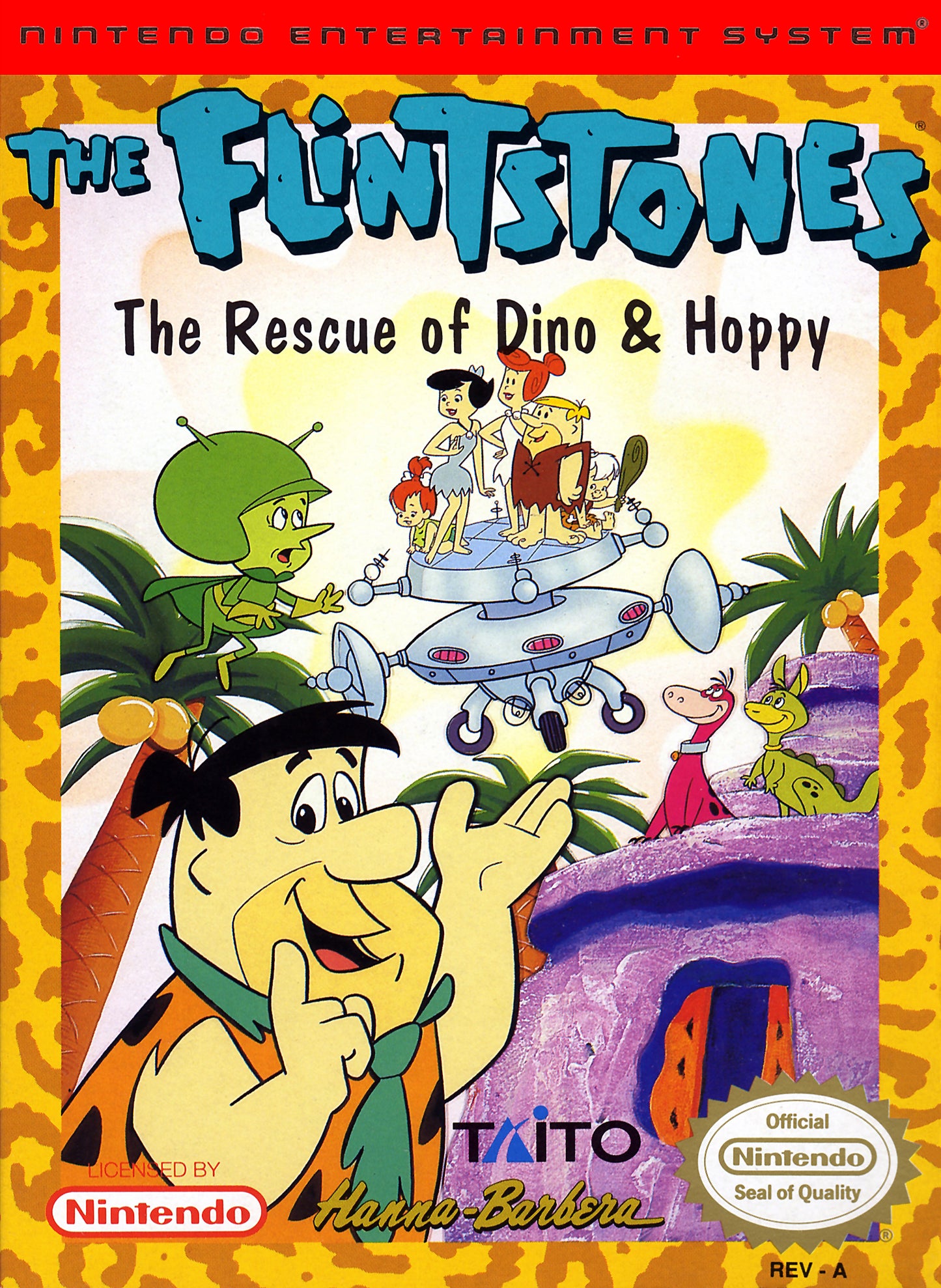 FLINTSTONES: THE RESCUE OF DINO & HOPPY - NES (W/BOX & MANUAL)