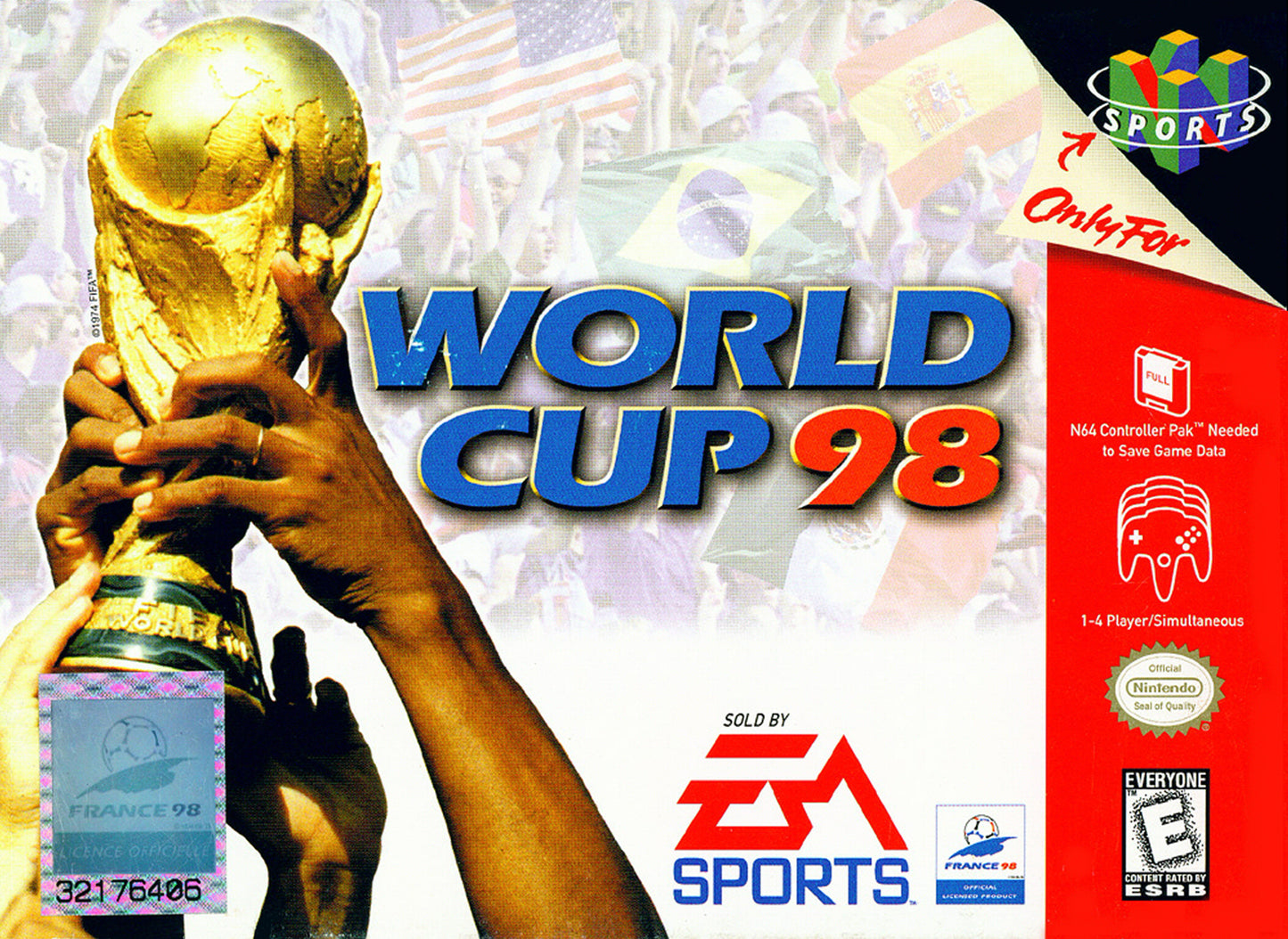 WORLD CUP 98 - N64 (W/BOX)