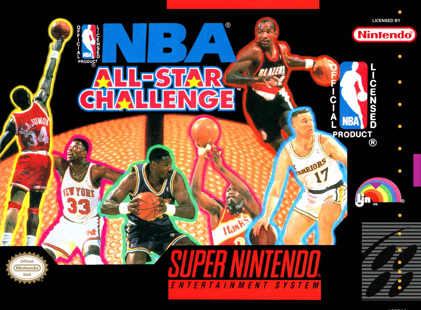 NBA ALL-STAR CHALLENGE - SNES (W/BOX)