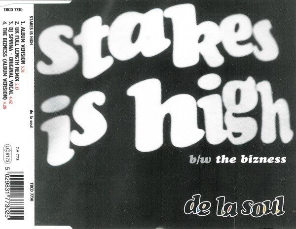 DE LA SOUL - STAKES IS HIGH (REMASTERED)