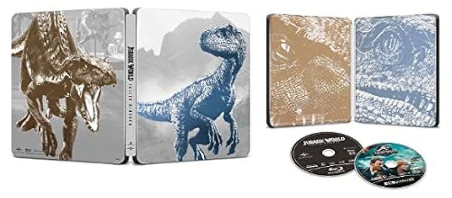 JURASSIC WORLD: FALLEN KINGDOM - BLU-4K-INC. BLU COPY (STEELBOOK)