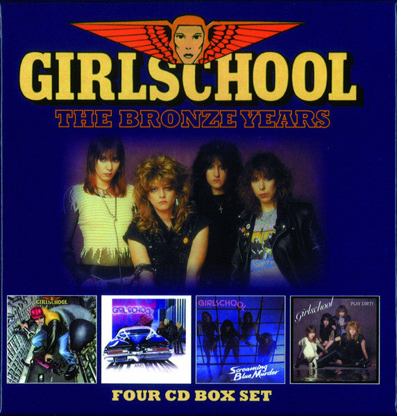 GIRLSCHOOL - BRONZE YEARS (4CDS)