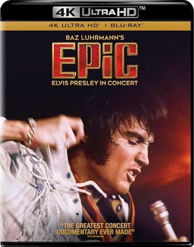 EPIC ELVIS PRESLEY IN CONCERT - BLU-4K-INC BLU COPY