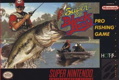 SUPER BLACK BASS - SNES (W/BOX & MANUAL)