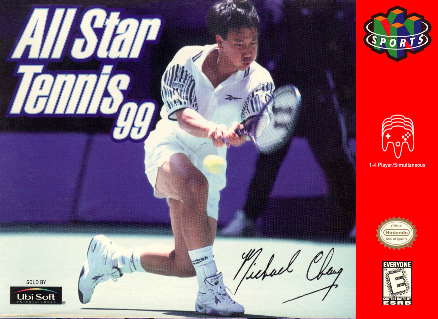 ALL-STAR TENNIS 99 - N64 (W/BOX & MANUAL)