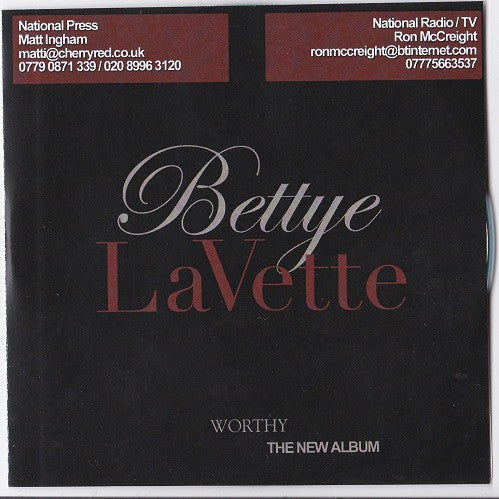 LAVETTE, BETTYE - WORTHY (W/DVD)
