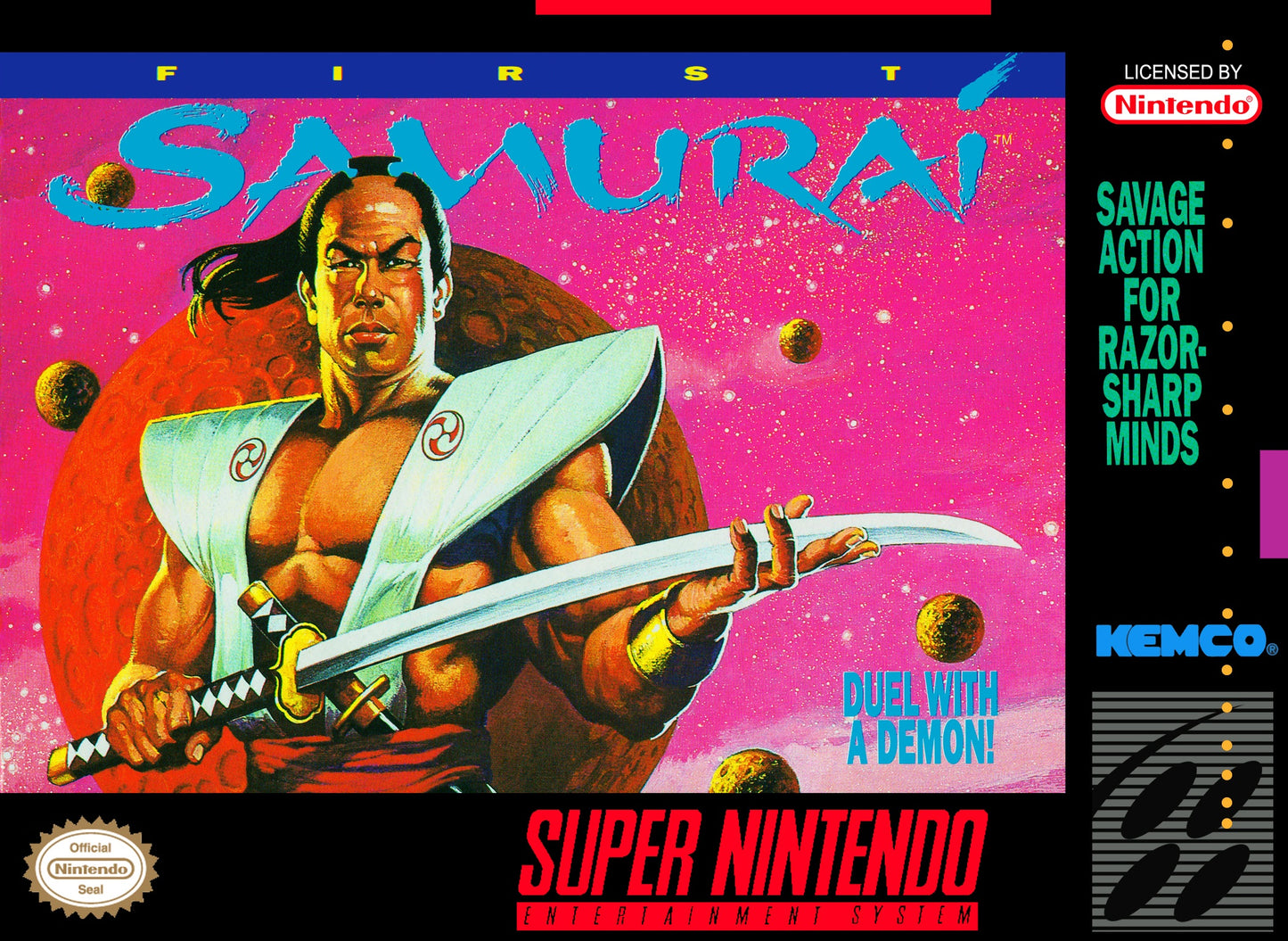 FIRST SAMURAI - SNES (W/BOX & MANUAL)