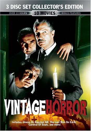 VINTAGE HORROR COLLECTION - DVD-10 MOVIE SET (3 DISCS)