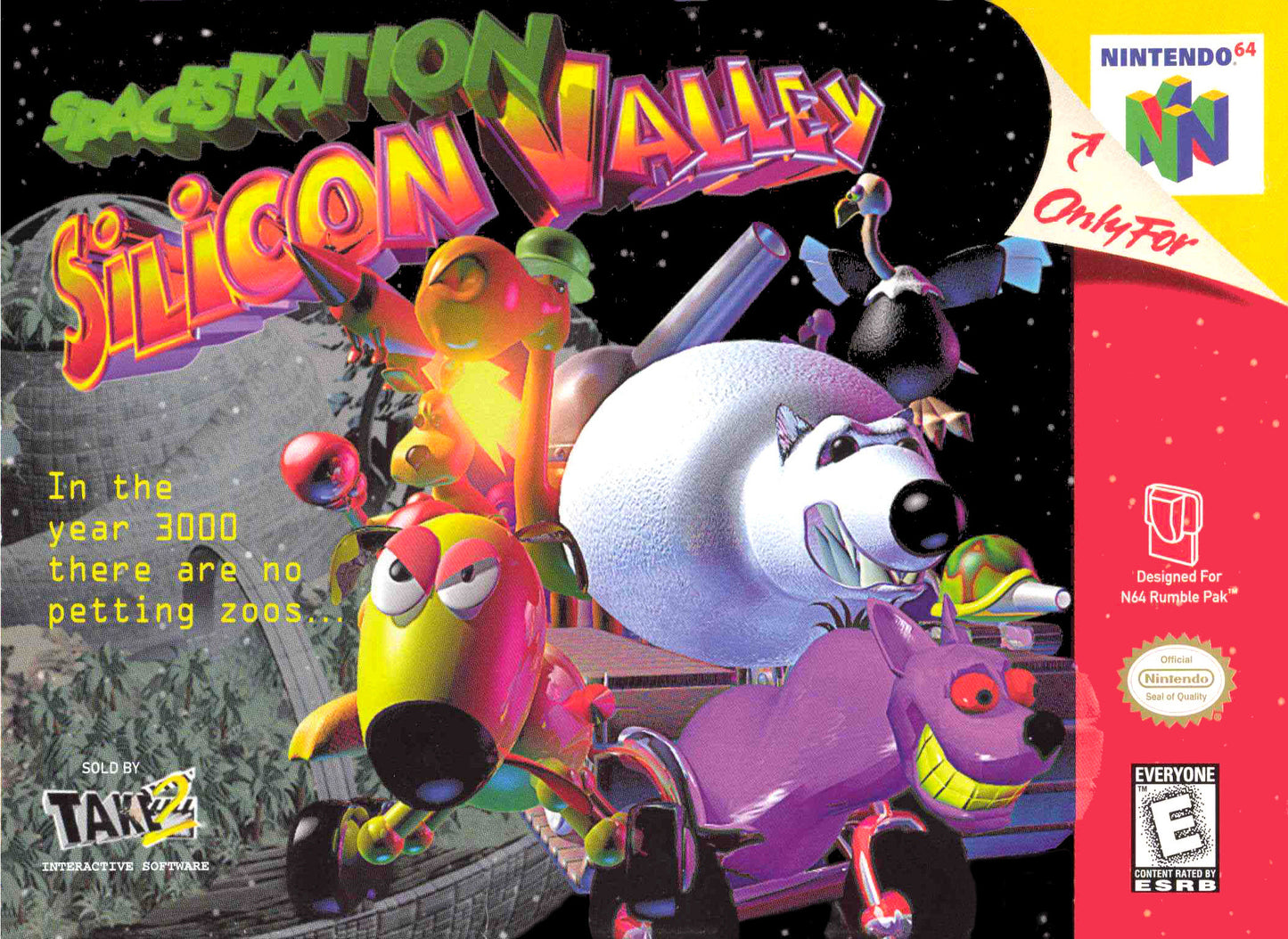 SPACE STATION SILICON VALLEY - N64 (W/BOX & MANUAL)