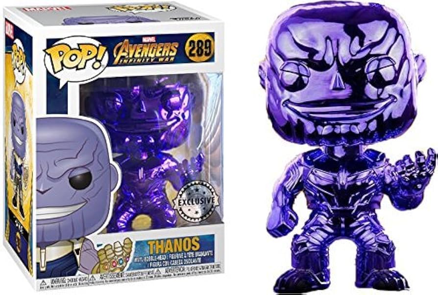 AVENGERS: INFINITY WAR: THANOS #289 (PURPLE CHROME) - FUNKO POP!-EXCLUSIVE
