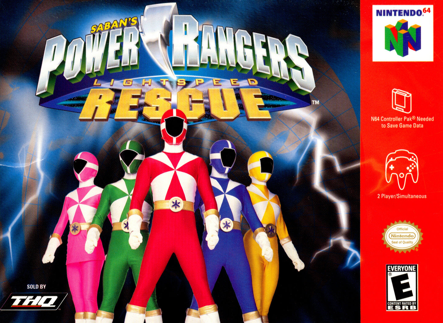POWER RANGERS: LIGHTSPEED RESCUE - N64 (W/BOX)