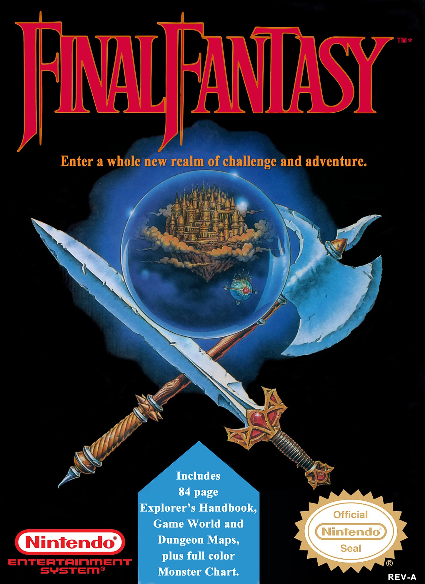 FINAL FANTASY - NES (W/BOX & MANUAL)