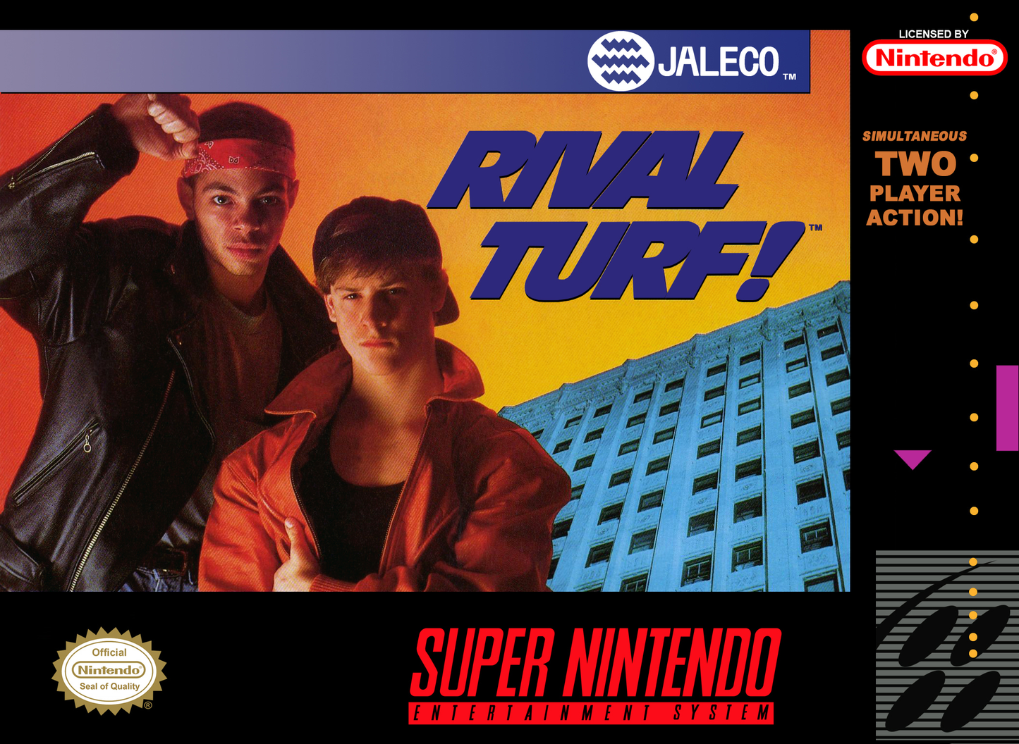 RIVAL TURF - SNES (W/BOX)