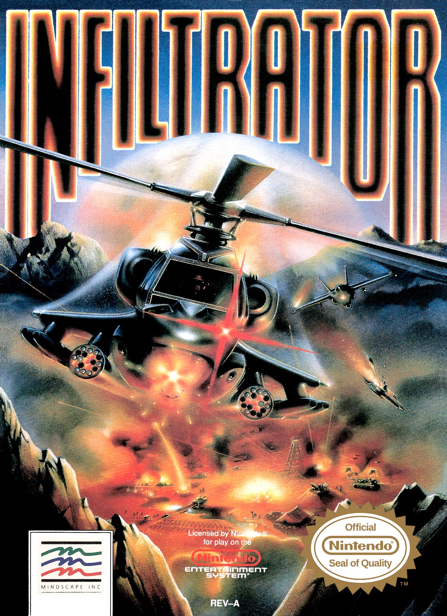 INFILTRATOR - NES (W/BOX & MANUAL)