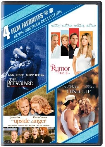 BODYGUARD/RUMOR HAS IT/TIN CUP/ UPSIDE O - DVD-4 FILM FAVOURITES