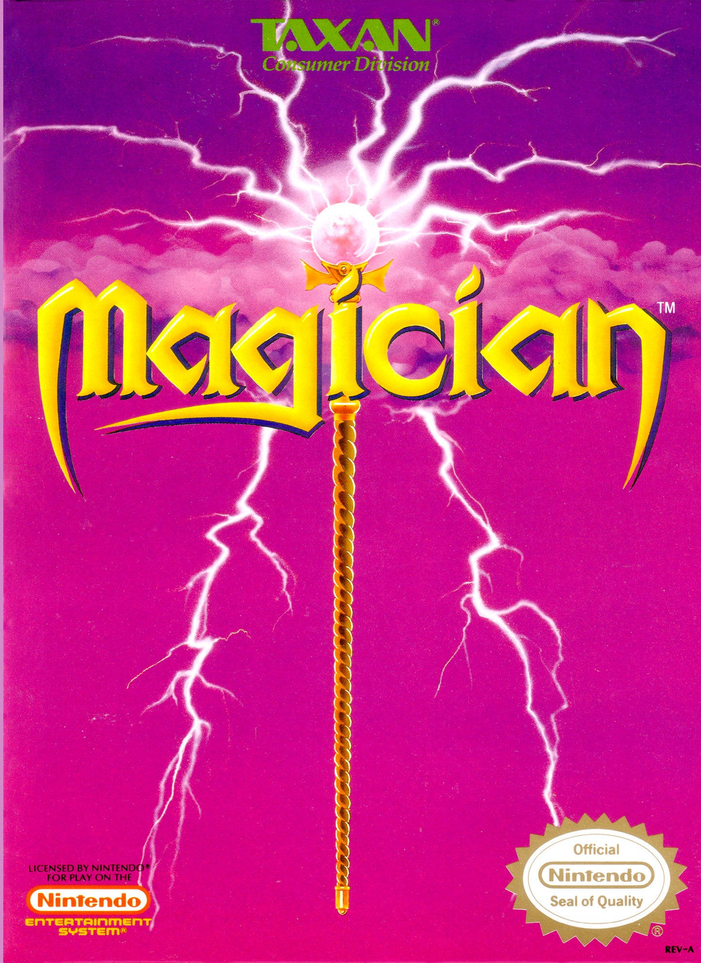 MAGICIAN - NES (W/BOX & MANUAL)
