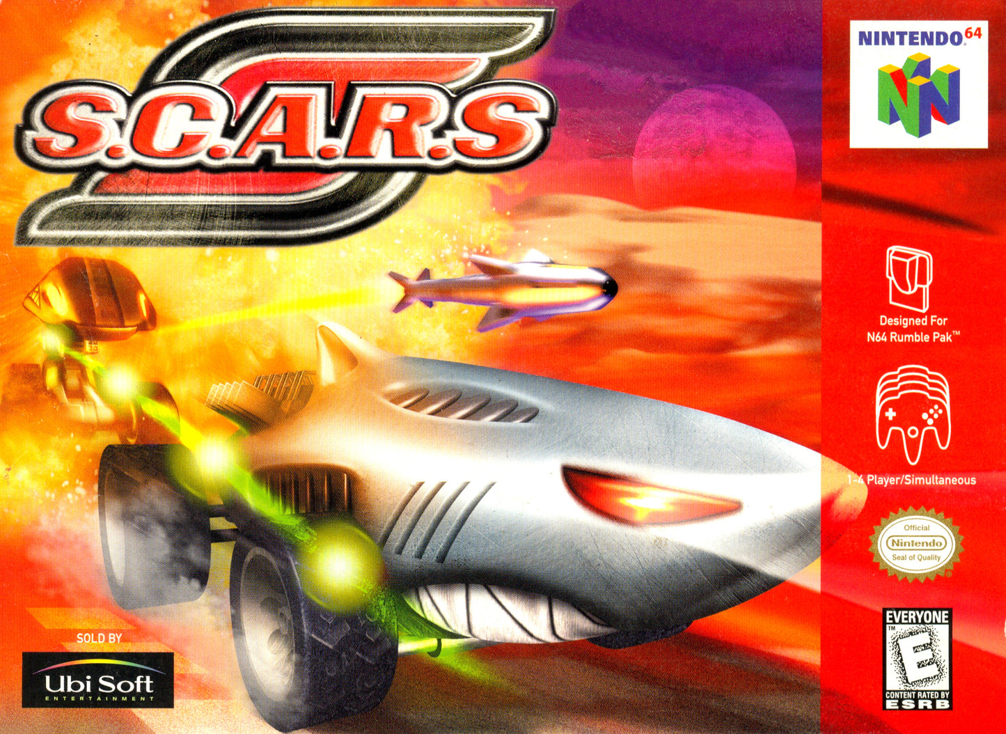 SCARS - N64 (W/BOX)
