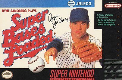 SUPER BASES LOADED - SNES (W/BOX & MANUAL)