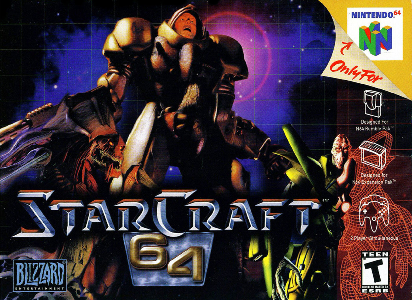 STARCRAFT 64 - N64 (W/BOX & MANUAL)