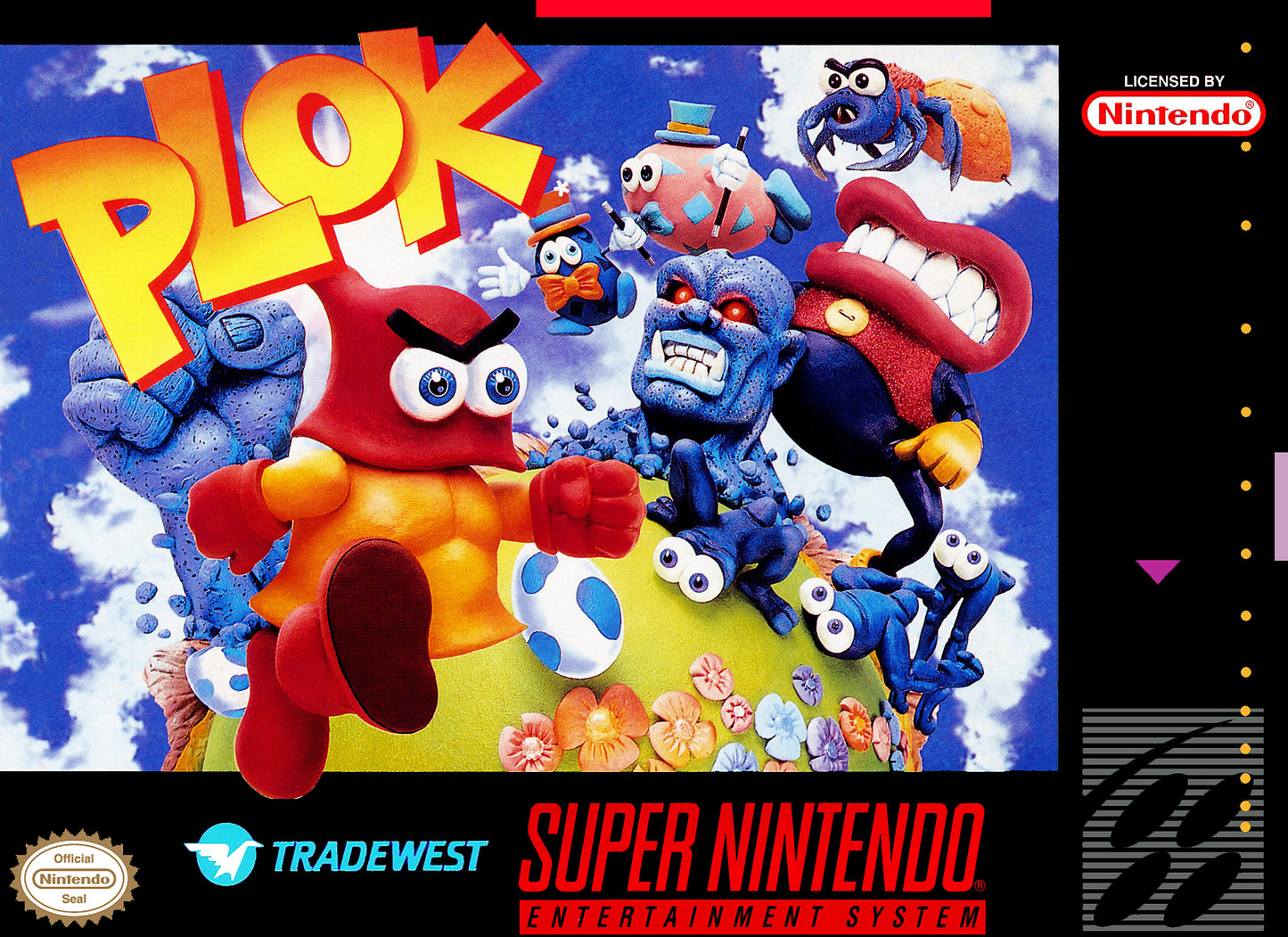 PLOK - SNES (W/BOX)