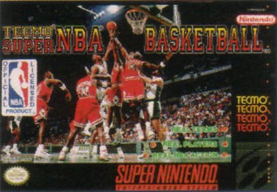 TECMO SUPER NBA BASKETBALL - SNES (W/BOX)