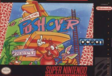 PUSH-OVER - SNES (W/BOX & MANUAL)