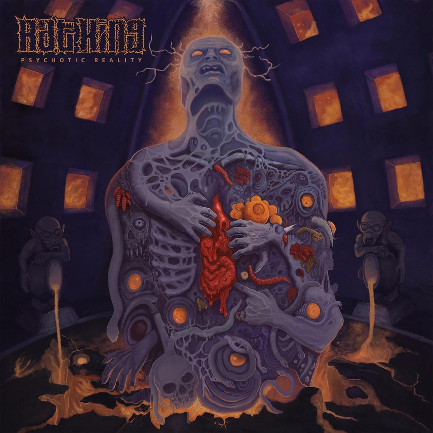 RAT KING - PSYCHOTIC REALITY (CLEAR WITH DEEP PURPLE & ORANGE SPLATTER VINYL)