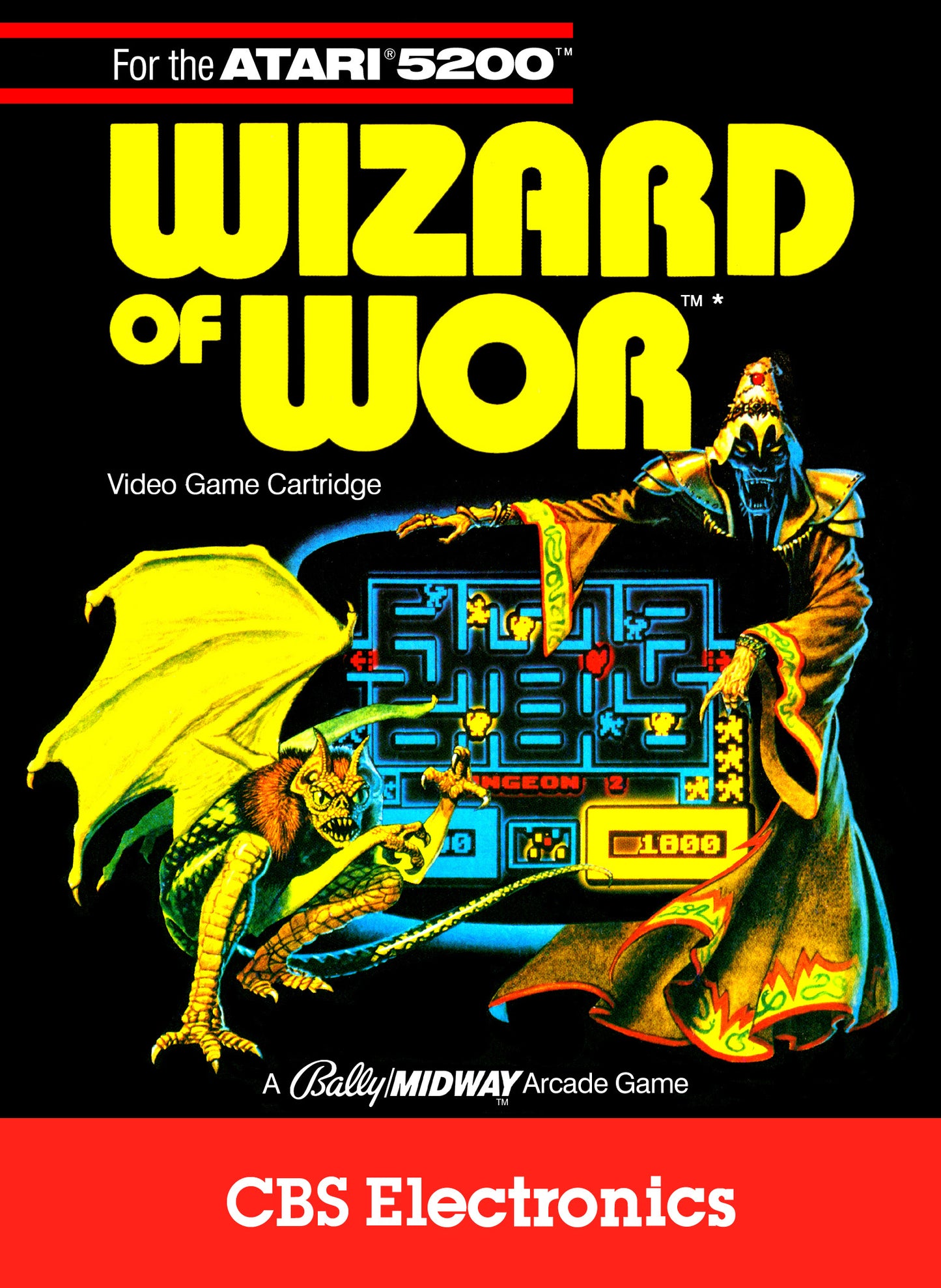 WIZARD OF WOR - ATARI5200