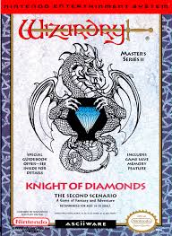 WIZARDRY: KNIGHT OF DIAMONDS SECOND SCEN - NES (W/BOX)