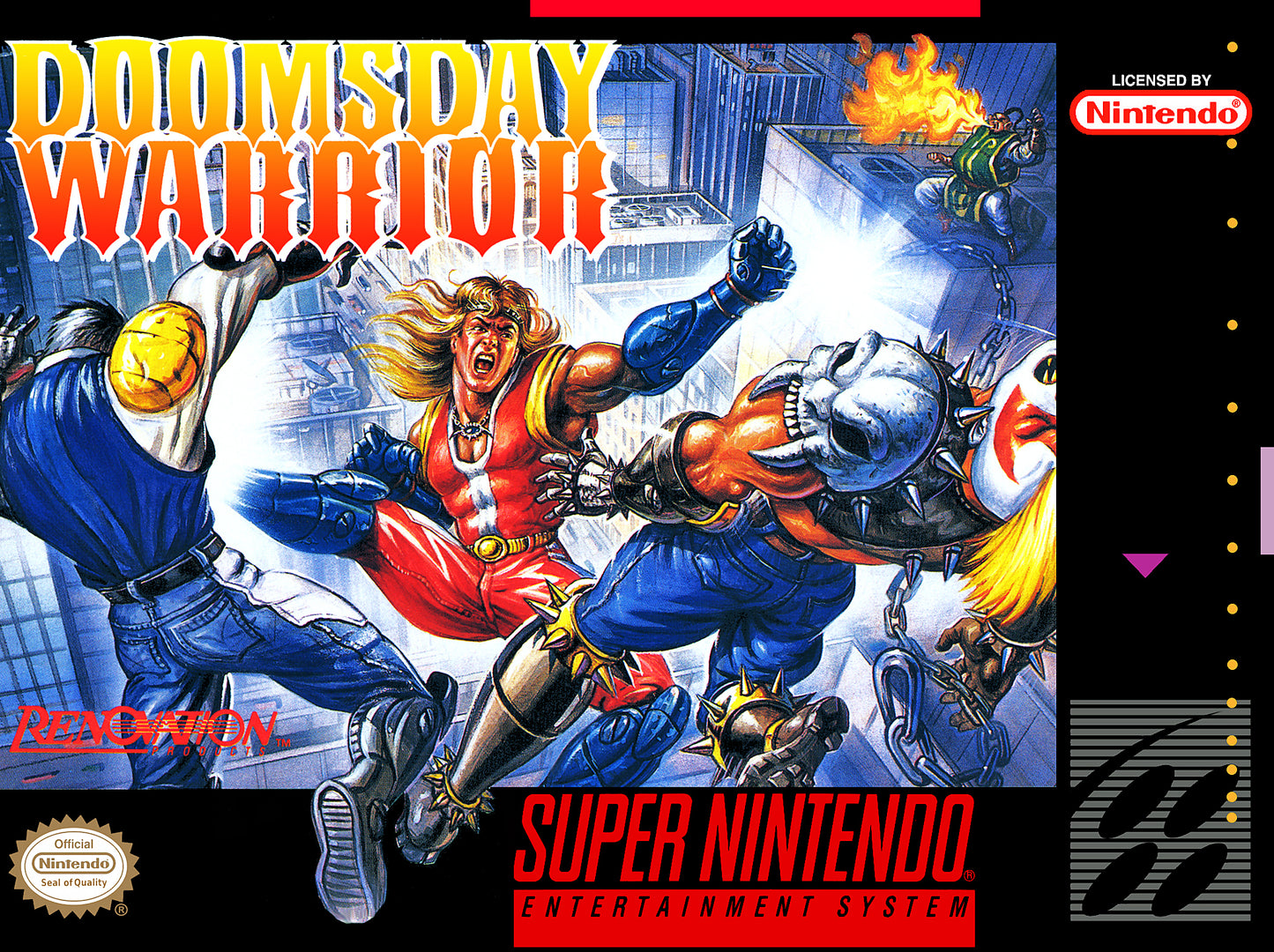 DOOMSDAY WARRIOR - SNES