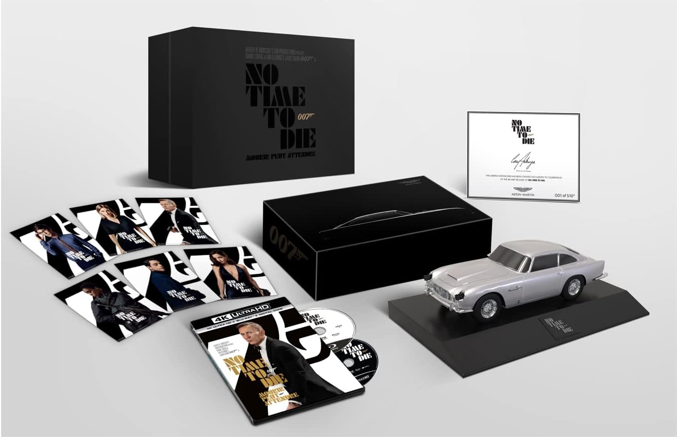 NO TIME TO DIE (JAMES BOND) - BLU-4K-LIMITED EDITION PREMIUM GIFT SET