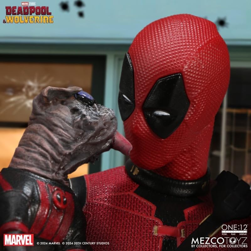 DEADPOOL & DOGPOOL (6") - ONE:12-MEZCO-DELUXE ED.