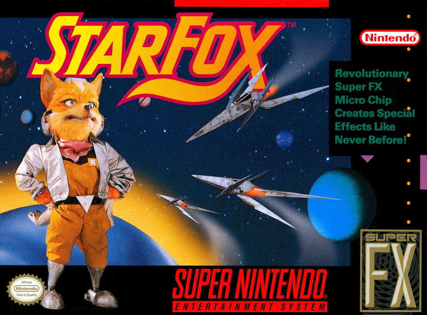 STAR FOX - SNES (W/BOX)