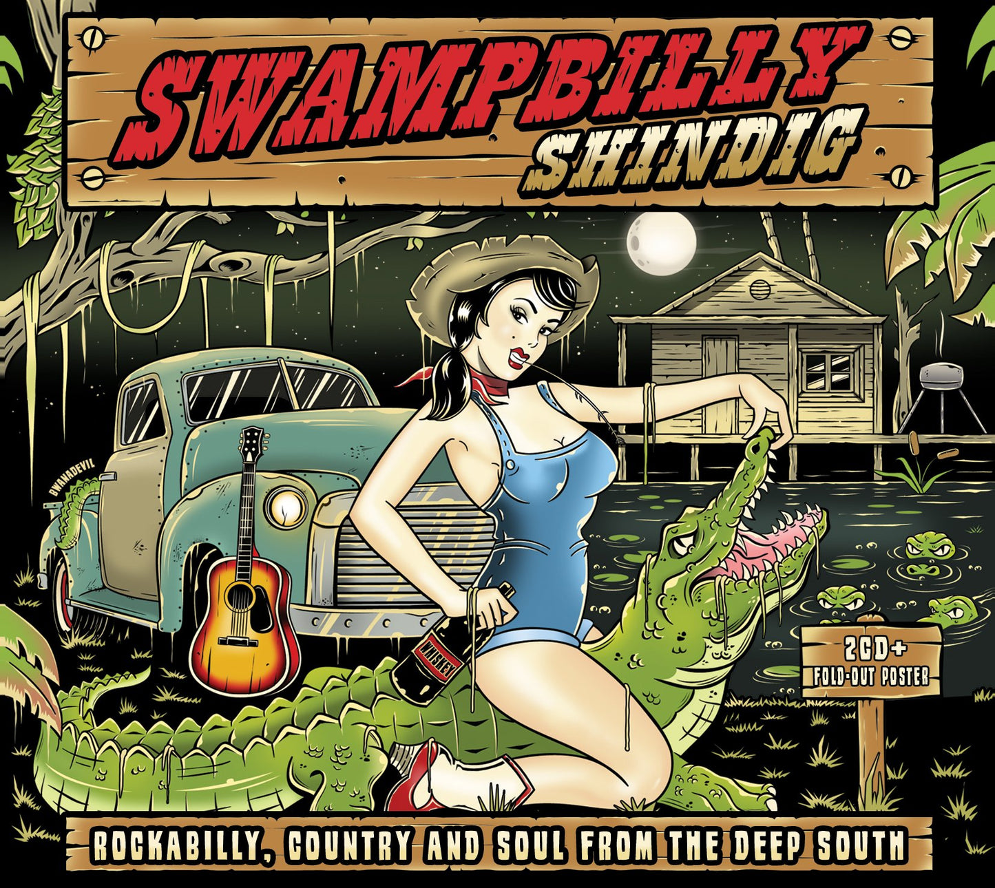 VARIOUS - SWAMPBILLY SHINDIG (2CDS)