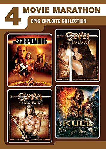 SCORPION KING/CONAN THE DESTROYER/CONAN - DVD- 4 MOVIE MARATHON
