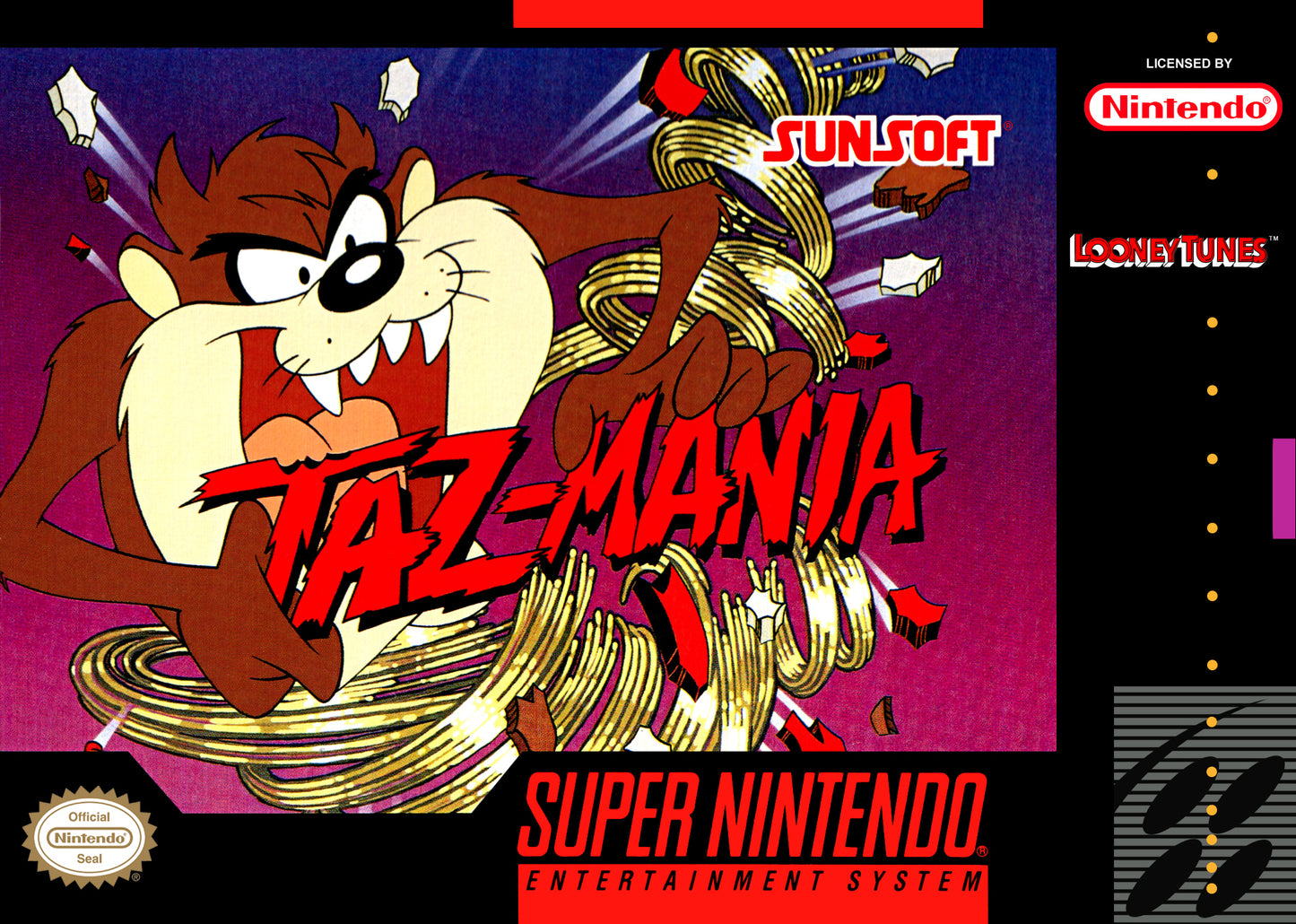 TAZ-MANIA - SNES (W/BOX)