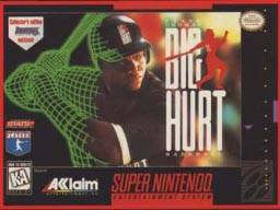 FRANK THOMAS BIG HURT BASEBALL - SNES (W/BOX & MANUAL)