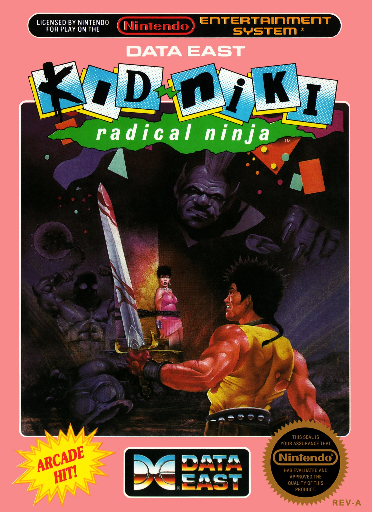 KID NIKI: RADICAL NINJA - NES (W/BOX & MANUAL)