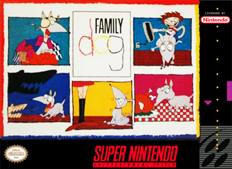 FAMILY DOG - SNES (W/BOX)