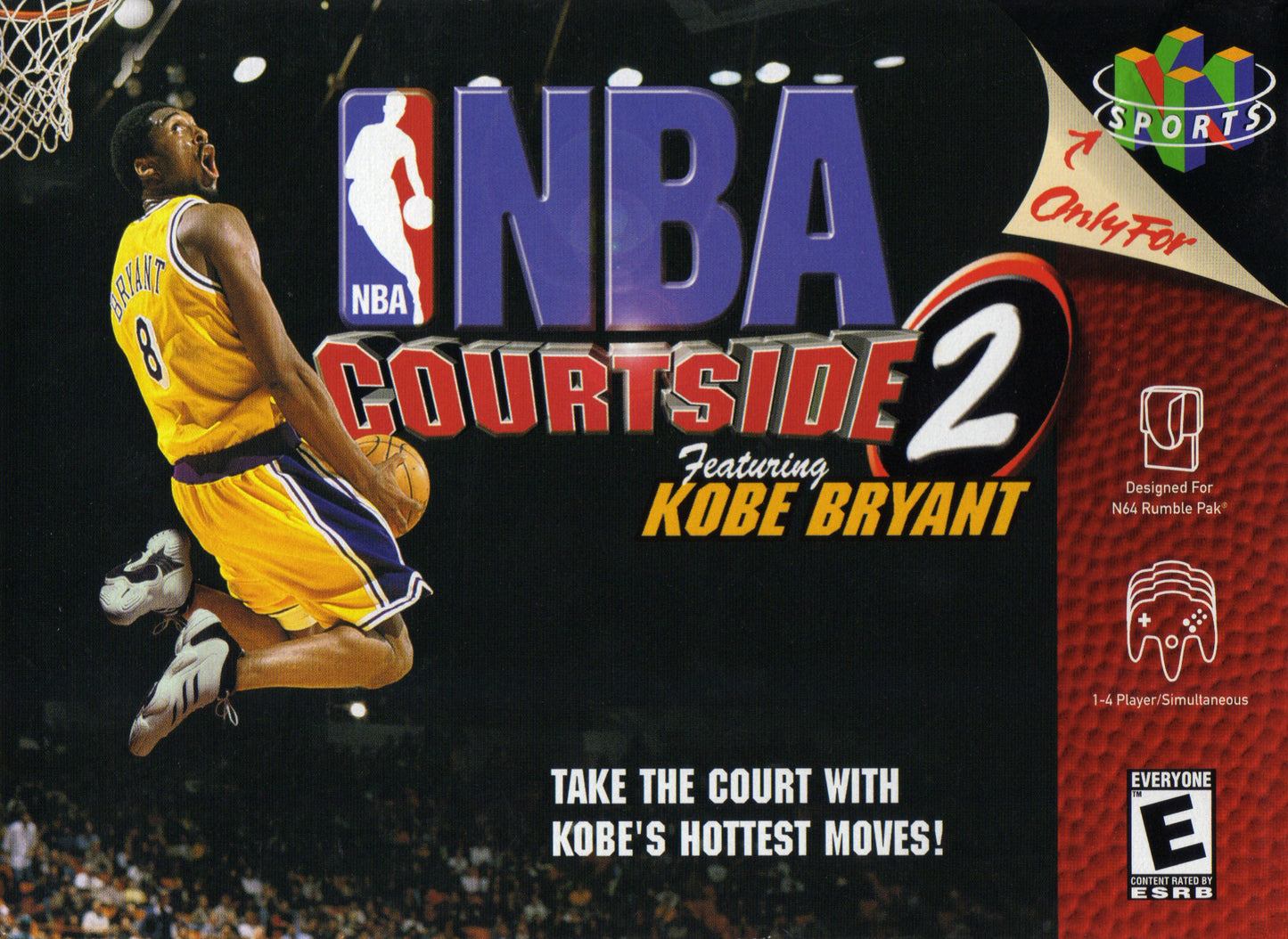 NBA COURTSIDE 2 - N64 (W/BOX & MANUAL)