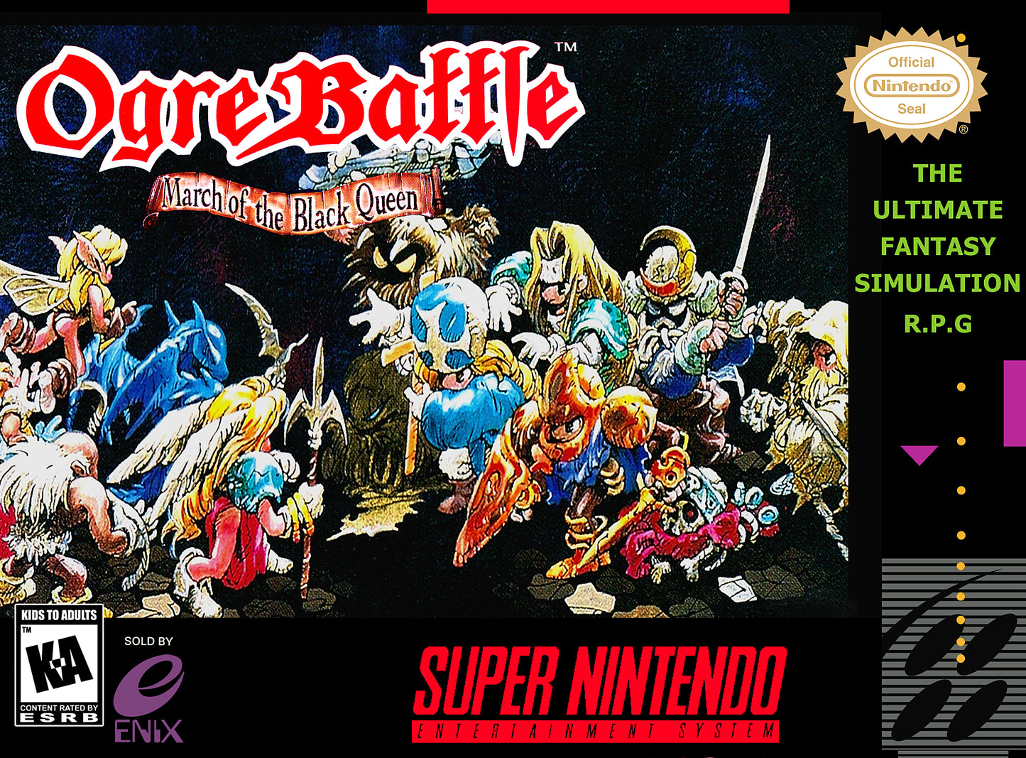 OGRE BATTLE: MARCH OF THE BLACK QUEEN - SNES