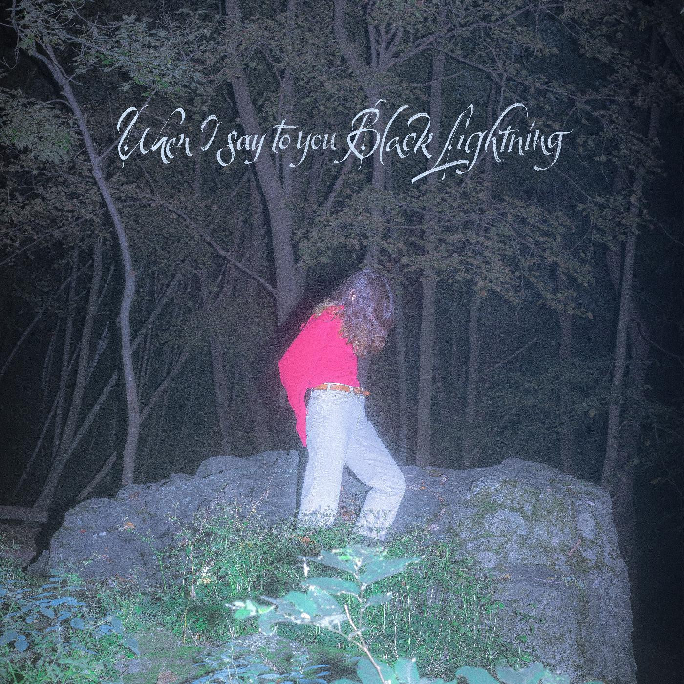 COMMON HOLLY - WHEN I SAY TO YOU BLACK LIGHTNING (BLUE VINYL)